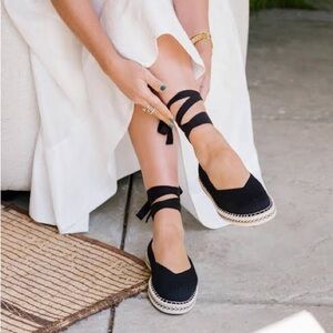 Rothys Espadrille Lace-Up Flats